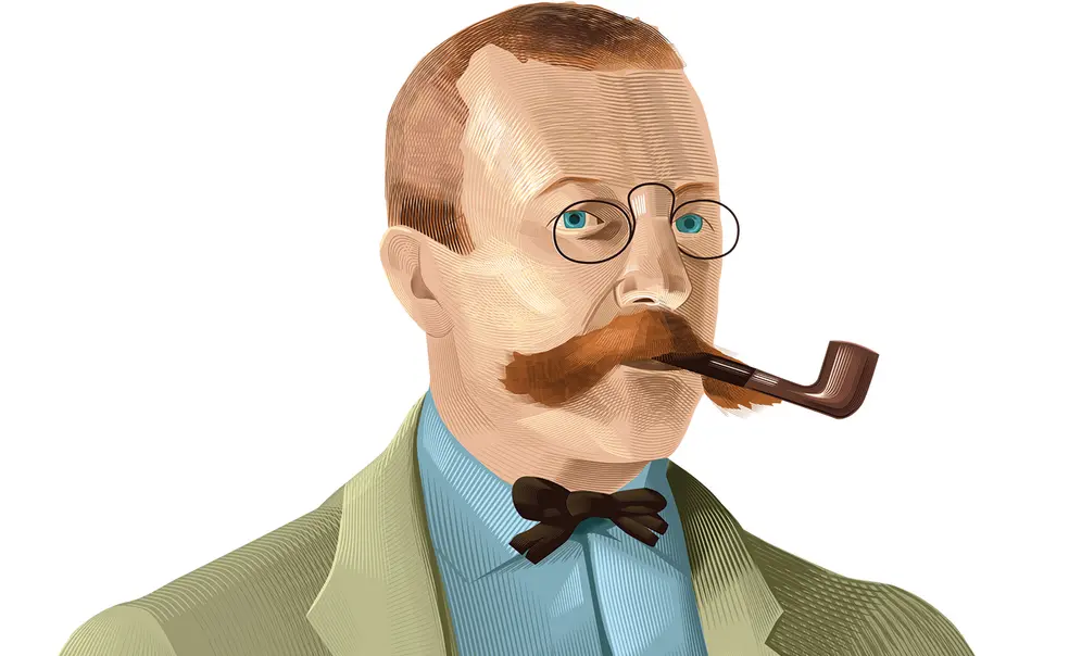 An illustration of Laurence Hutton h*1897