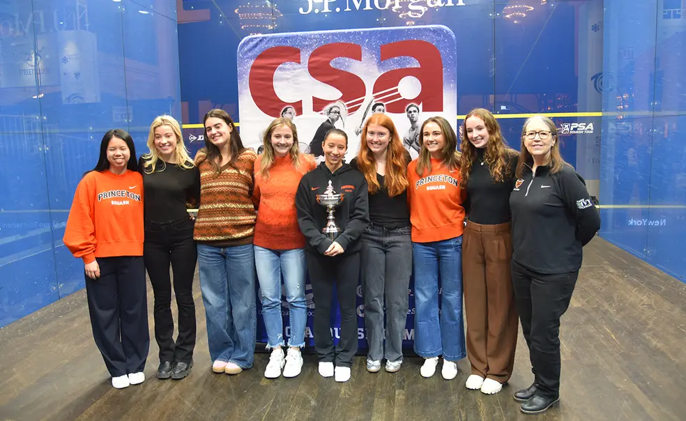 Zeina Zein ’27, Princeton Women’s Squash Vie for National Title