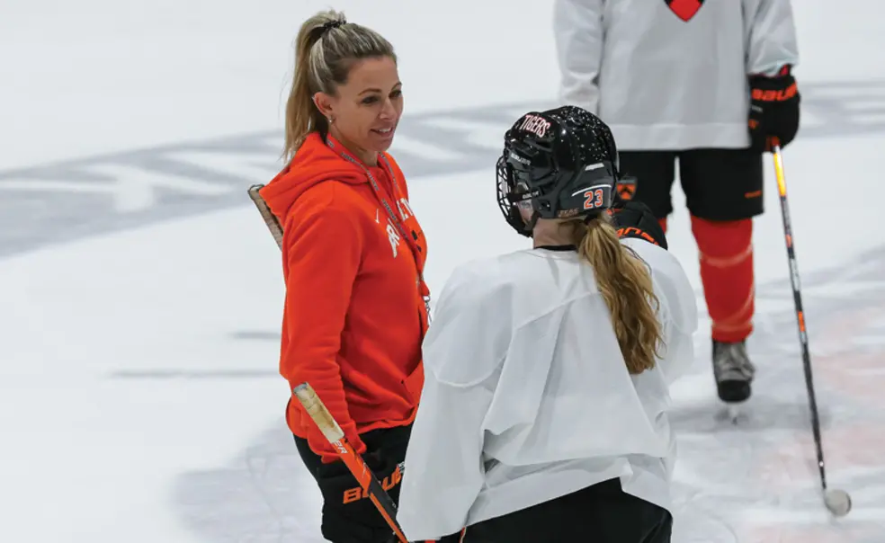 Hockey Coach Cara Morey and Rowing Coach Marty Crotty ’98 Step Down Hockey Coach Cara Morey and Rowing Coach Marty Crotty ’98 Step Down