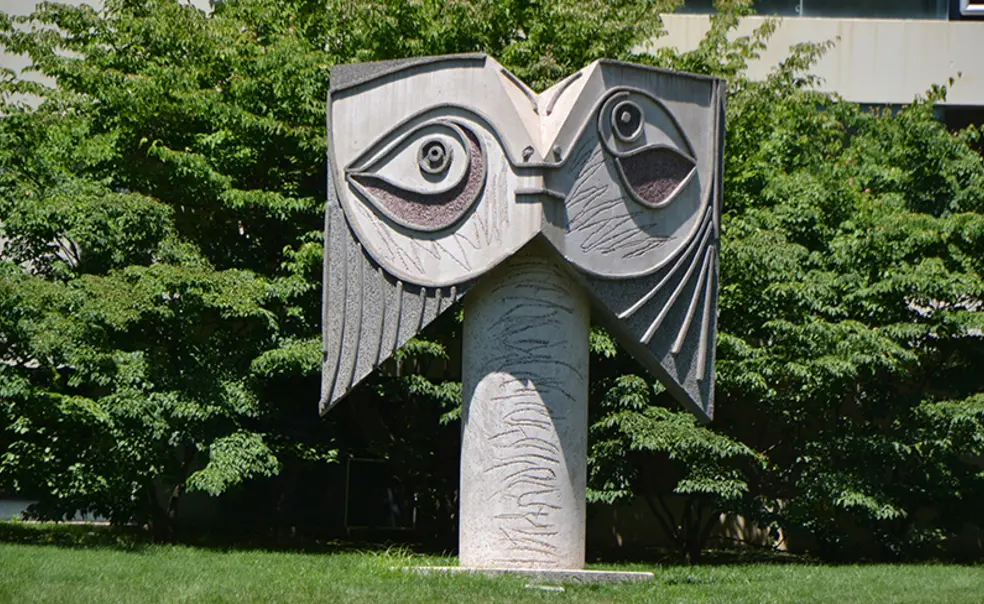 Picasso_sculpture.jpg A statue by Picasso on Princeton's campus.