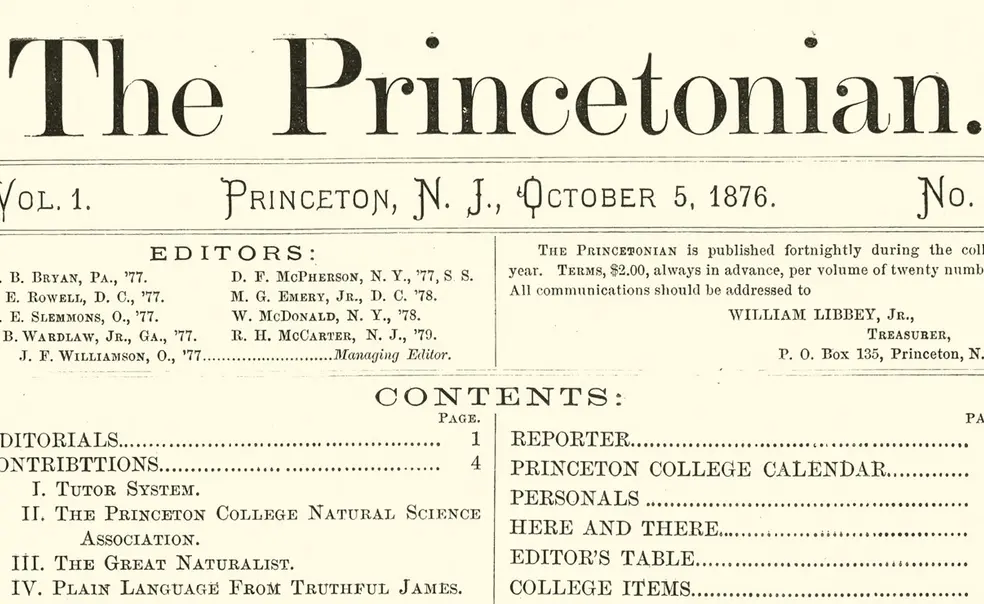 The Daily Princetonian Celebrates 150 Years of Student Journalism The Daily Princetonian Celebrates 150 Years of Student Journalism