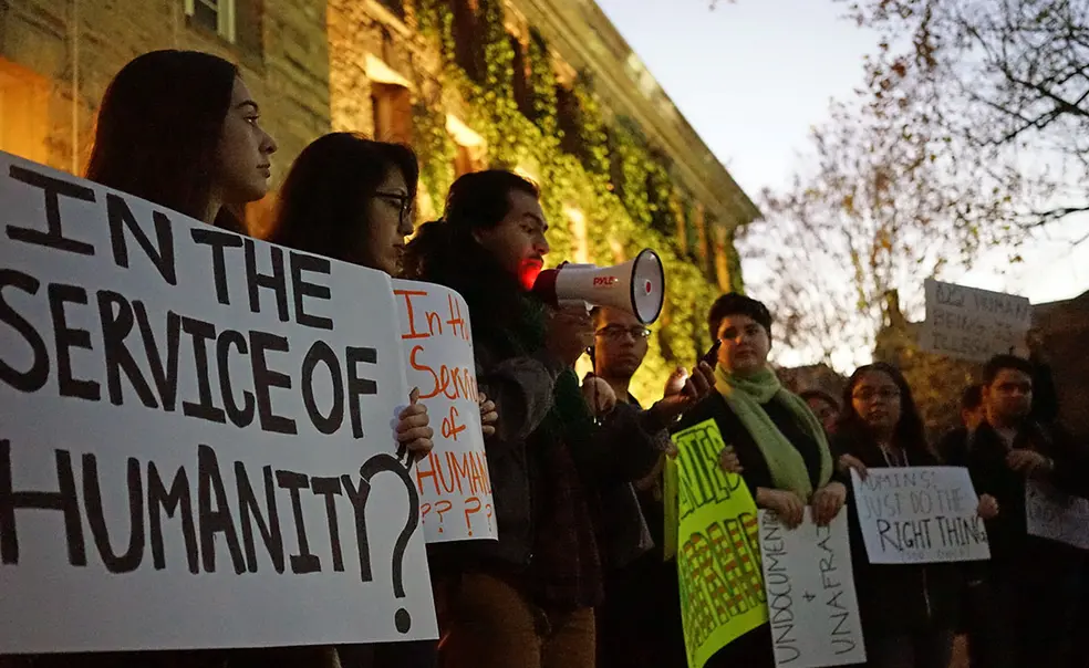 Students Rally for Immigrant Rights Students Rally for Immigrant Rights