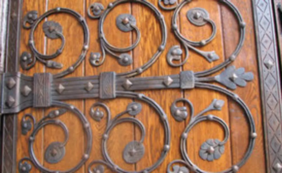 Chapel doors receive a makeover, thanks to fire code Chapel doors receive a makeover, thanks to fire code