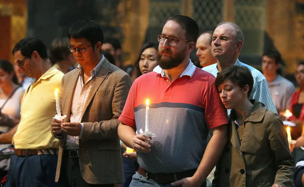 Campus Community Holds Vigil to Support Graduate Student Imprisoned in Iran Campus Community Holds Vigil to Support Graduate Student Imprisoned in Iran