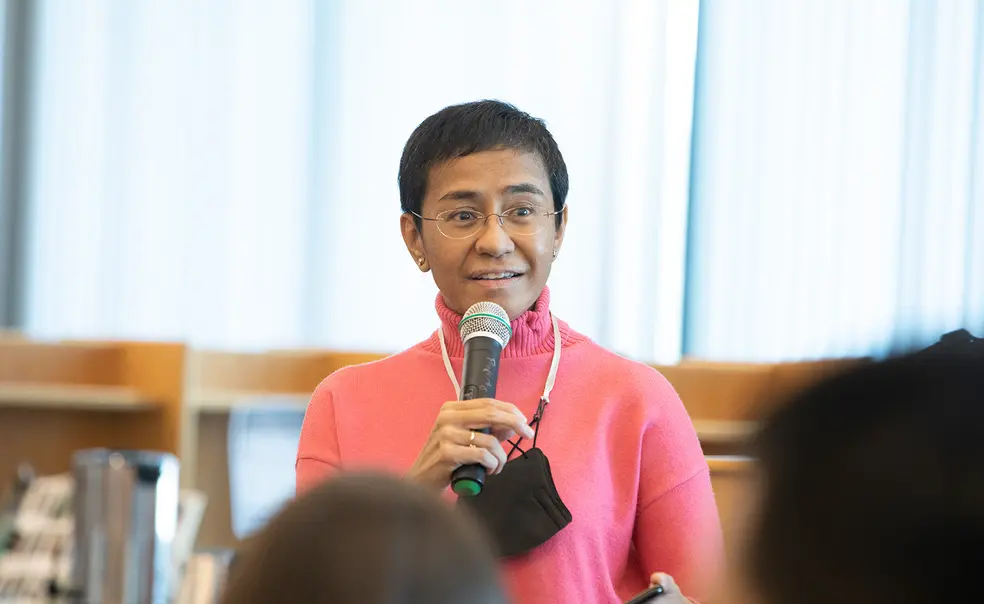 Prison Could Be Imminent for Nobel Peace Prize Winner Maria Ressa ’86 Prison Could Be Imminent for Nobel Peace Prize Winner Maria Ressa ’86