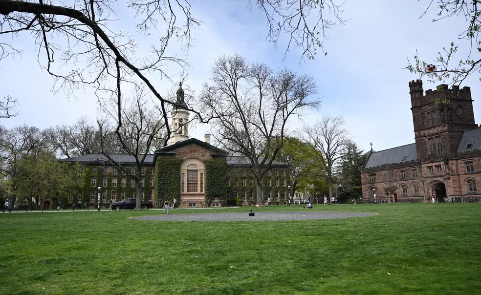 20230411_Spring_MP_2901.jpg The back of Nassau Hall and one side of East Pyne, seen over Cannon Green.