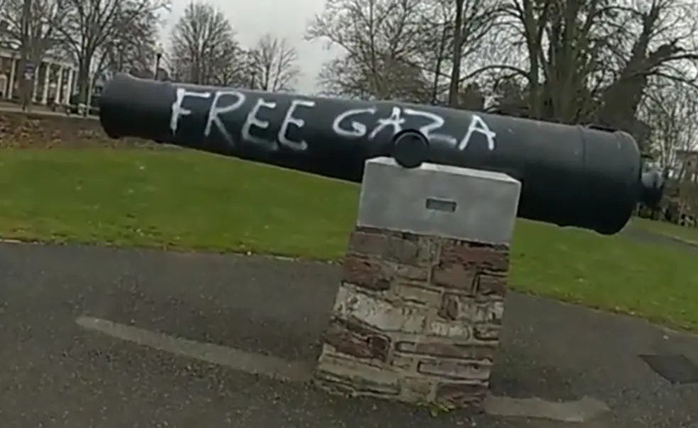 Anti-Israel and Pro-Palestinian Graffiti Marks Campus 