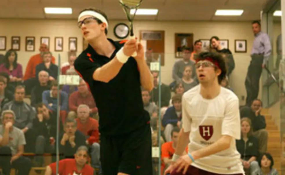 Harrity '13 enters as favorite at squash nationals