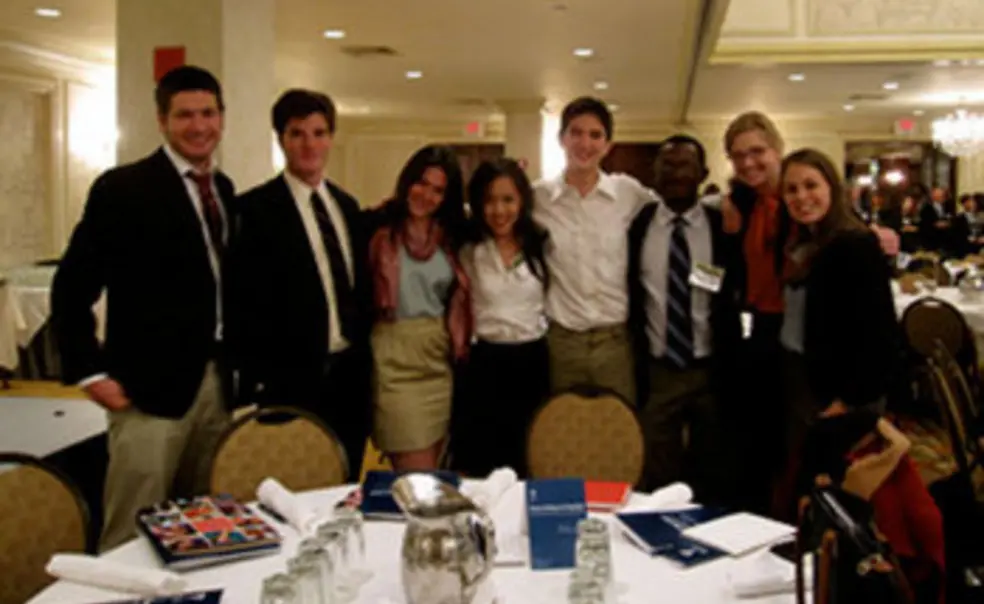 Undergraduates attend conference of education leaders