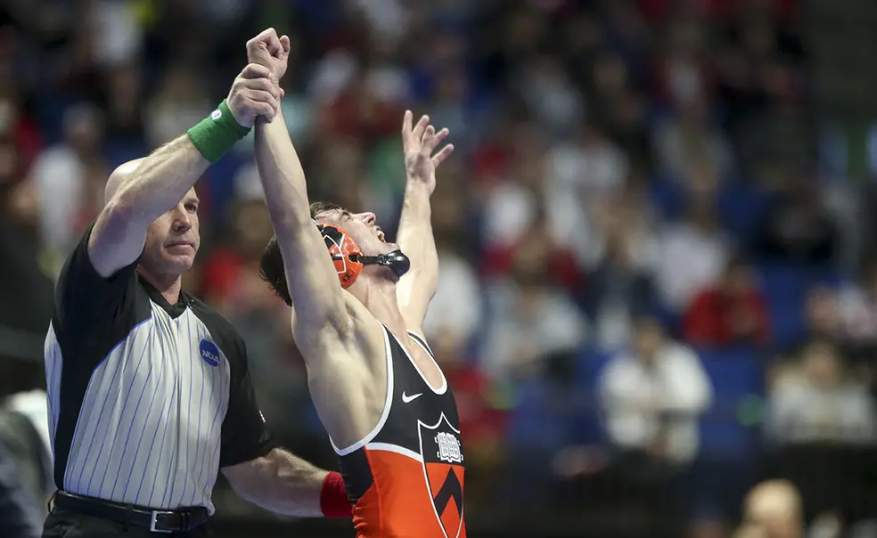 Glory Days: Senior Wins NCAA Wrestling Title Glory Days: Senior Wins NCAA Wrestling Title