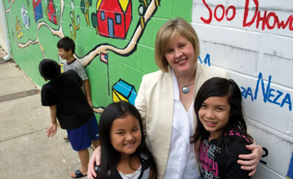 Alumni Profile: Emily Pelton *92, head of refugee services Alumni Profile: Emily Pelton *92, head of refugee services