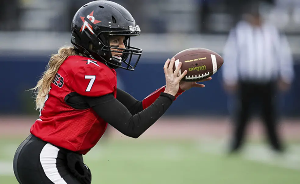 July 18: Quarterback Allison Cahill ’03 Seeks Another Championship July 18: Quarterback Allison Cahill ’03 Seeks Another Championship