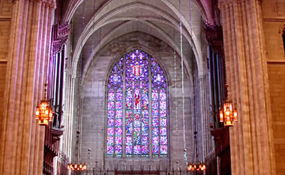 Ecumenical philosophy in stone and glass