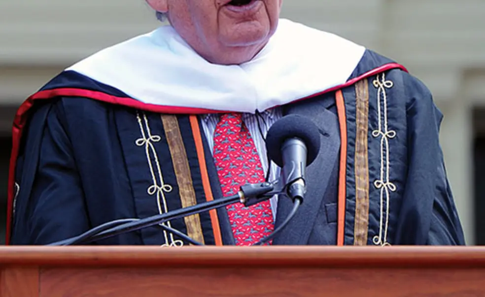 Speech! Speech! Speech! Speech!