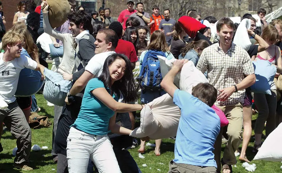 Photo From the Archives: The 2009 Pillow Fight