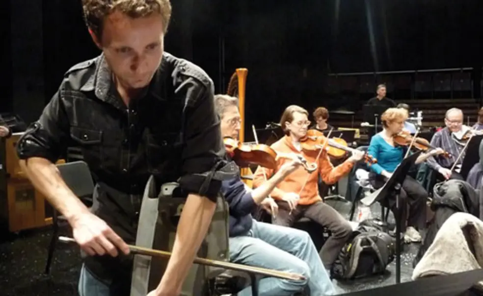 Junk car parts are music to composer’s ears Junk car parts are music to composer’s ears