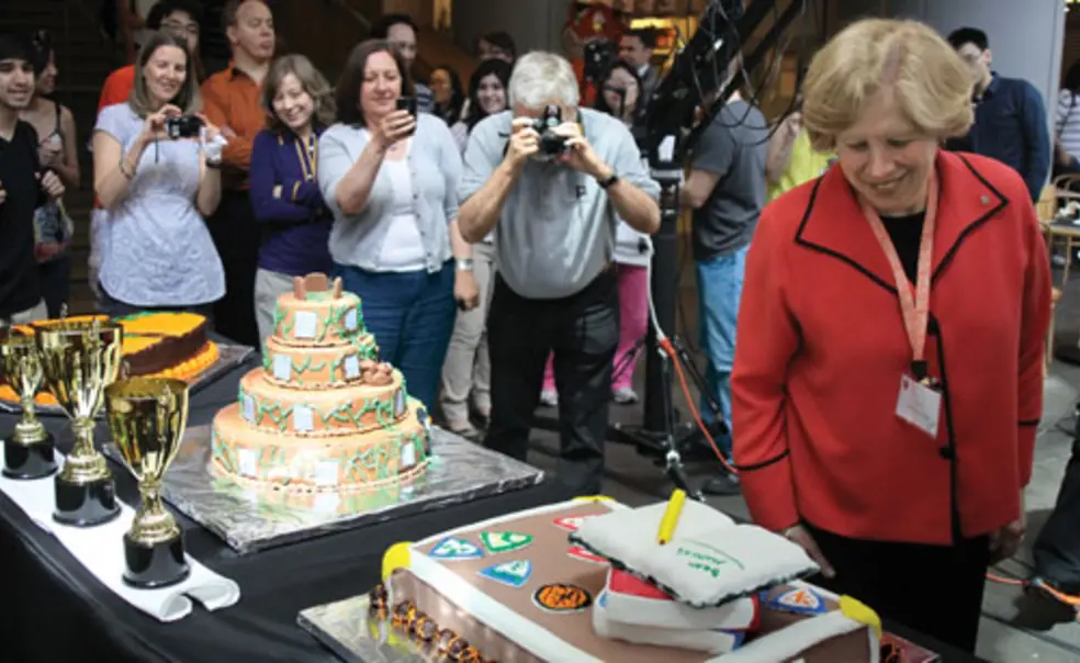 Sweet send-off for a departing dean Sweet send-off for a departing dean