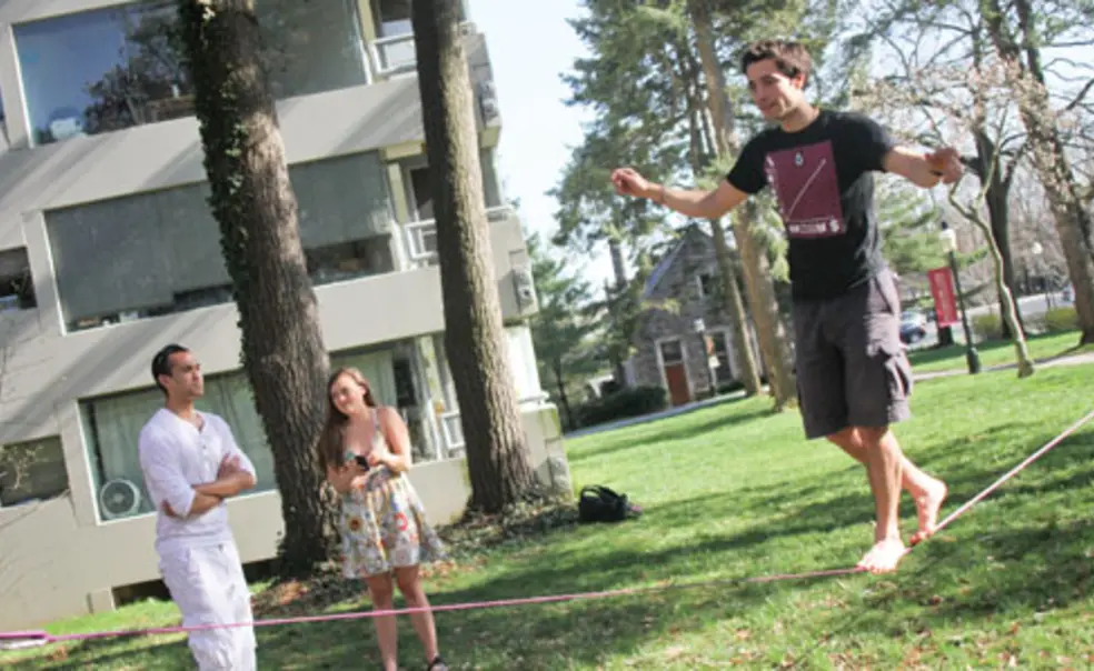 Toeing the (slack)line