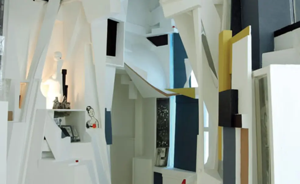 Walking through a room by Schwitters