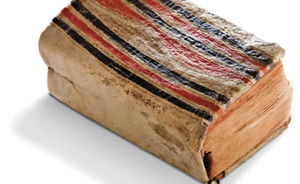 From Princeton’s vault: Indian paint on a missionary’s tome From Princeton’s vault: Indian paint on a missionary’s tome