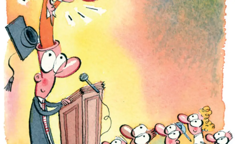 Graduate-student humor; Native American pride