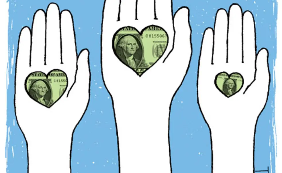 Giving what they can Giving what they can