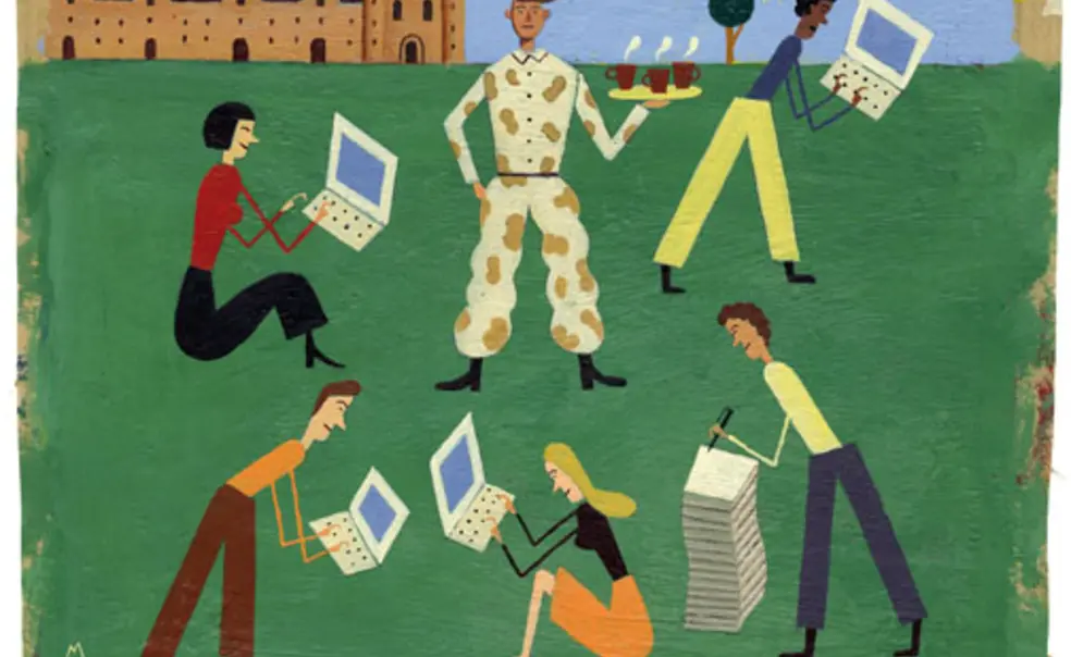 Banging out a thesis; blocking out the noise