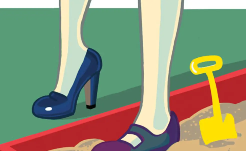 A foot in two worlds A foot in two worlds