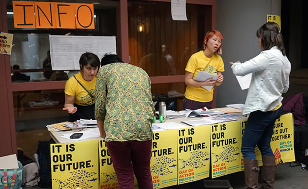 Day of Action Draws Students, Faculty to Talks and Teach-Ins