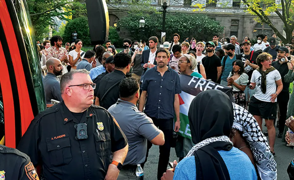 Princeton Faculty Find Their Role in Campus Protests  
