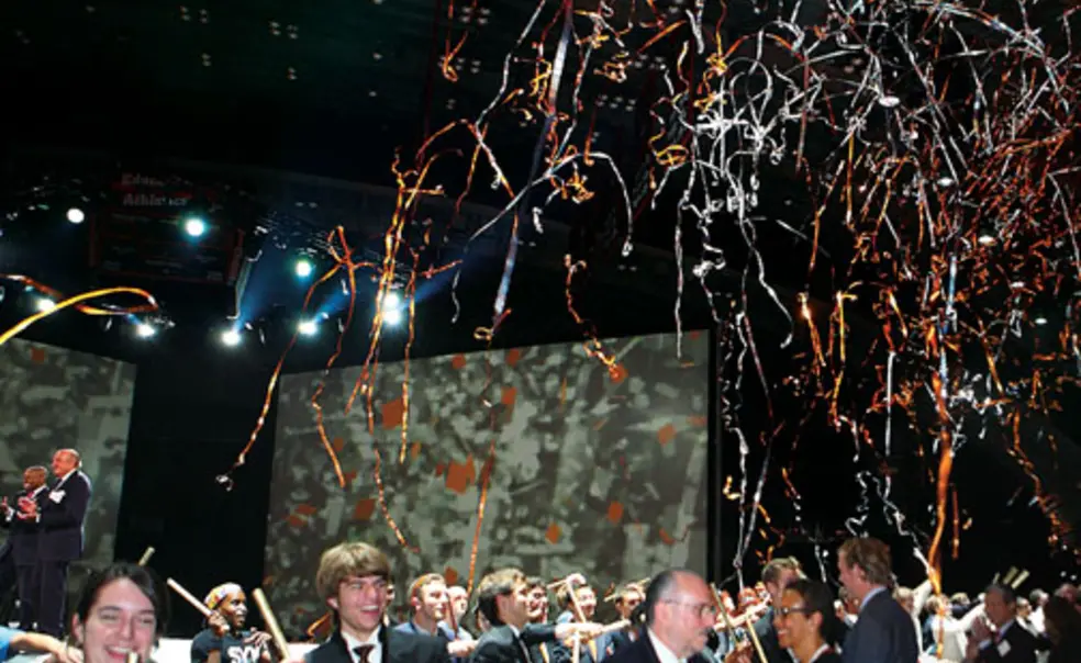 A spectacular thank-you A spectacular thank-you