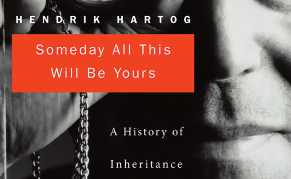 Faculty Bookshelf: Hendrik Hartog Faculty Bookshelf: Hendrik Hartog