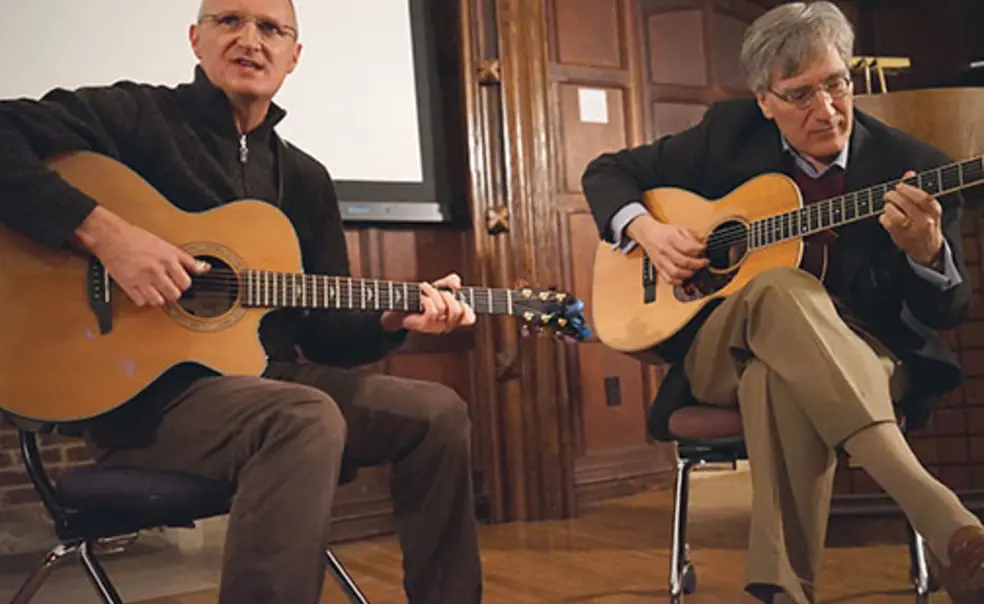 Strumming Professors: Dueling Philosophies, Music Duets