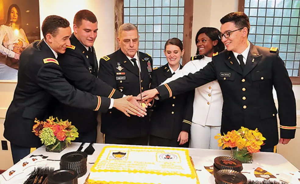 A Helping Hand from the General ... and a Kind Word from the Dean