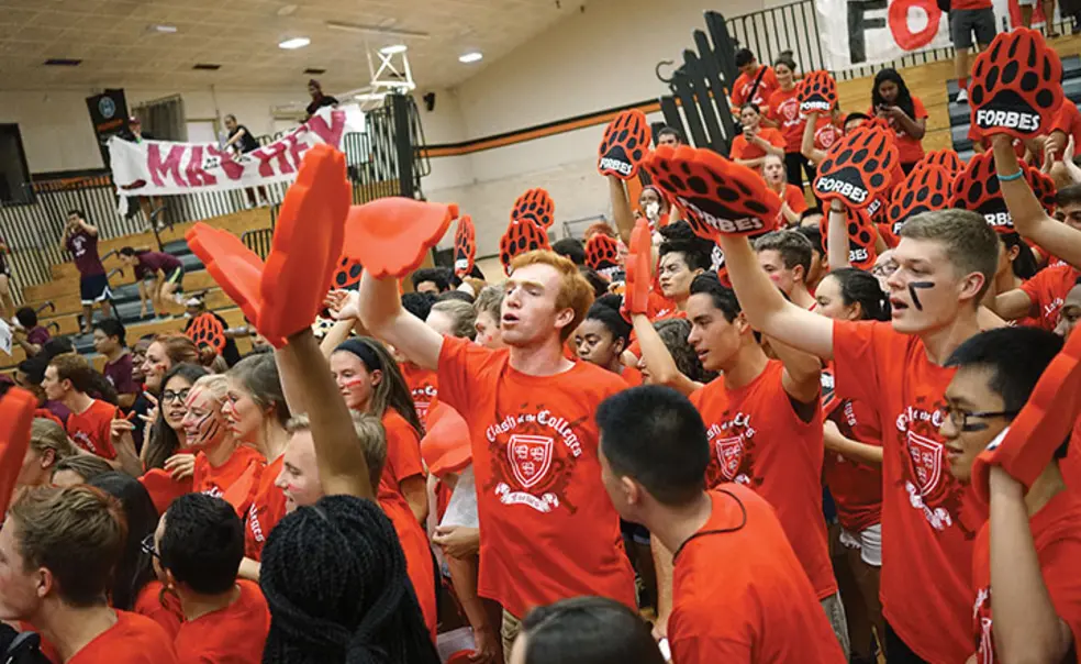 Clash of the Colleges: A Freshman Face-Off in the Gym Clash of the Colleges: A Freshman Face-Off in the Gym