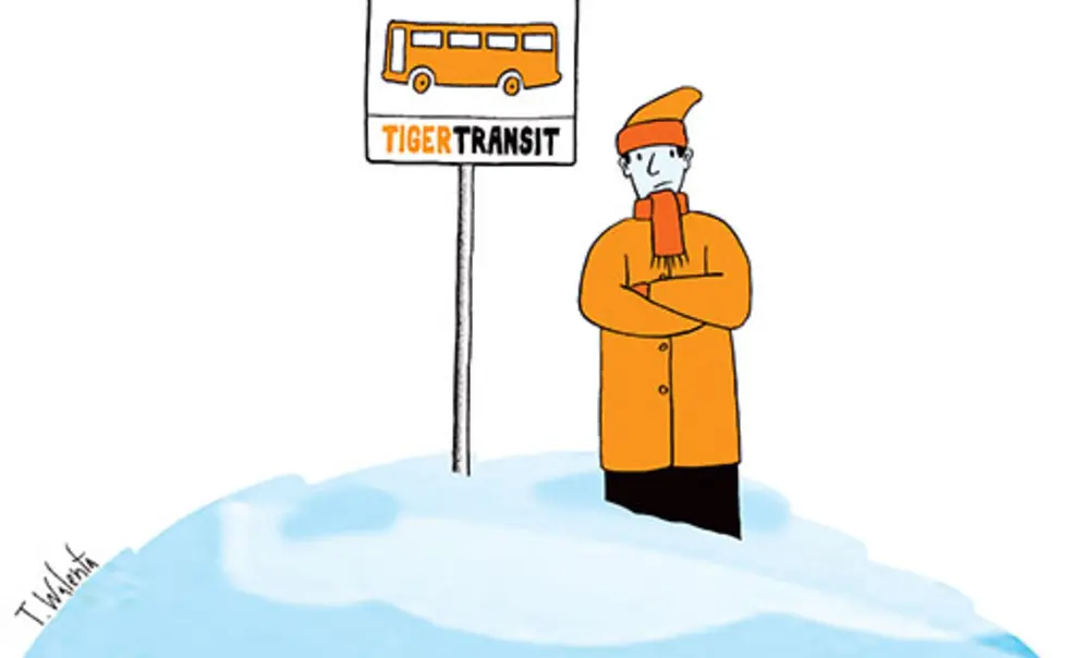 Student Dispatch: Grad Students’ Long Trek to Apartments Even Tougher When Weather’s Nasty 