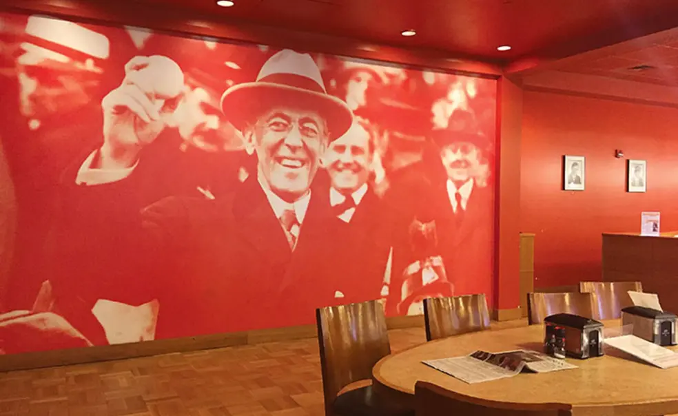 Wilcox Photo Mural Removed