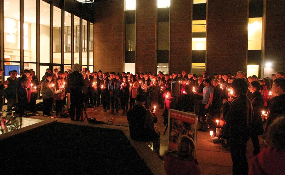 Candlelight Vigil for Victims of Paris Attacks Candlelight Vigil for Victims of Paris Attacks
