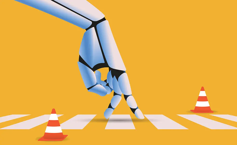 OTC_AI Guidelines.jpg Robot hand in a crosswalk