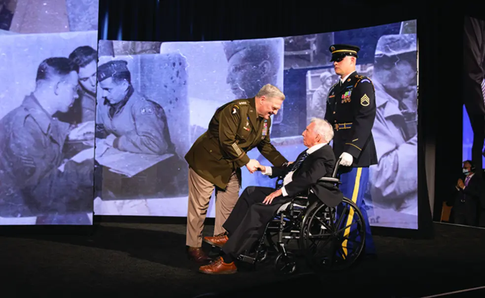 Emeritus Professor Arno Mayer Honored at Holocaust Museum