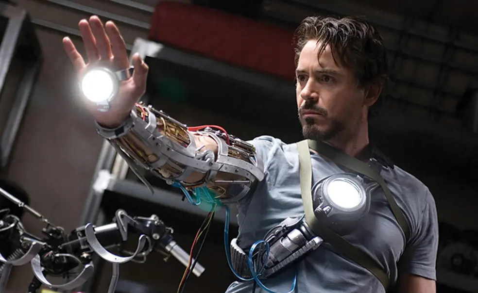 OTC_Class Closeup_Tony Stark.jpg Marvel’s Iron Man, played by Robert Downey Jr.