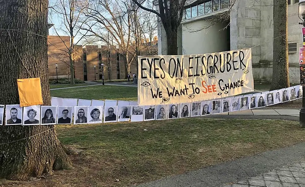With ‘Eyes on Eisgruber,’ Student Activists Demand Change