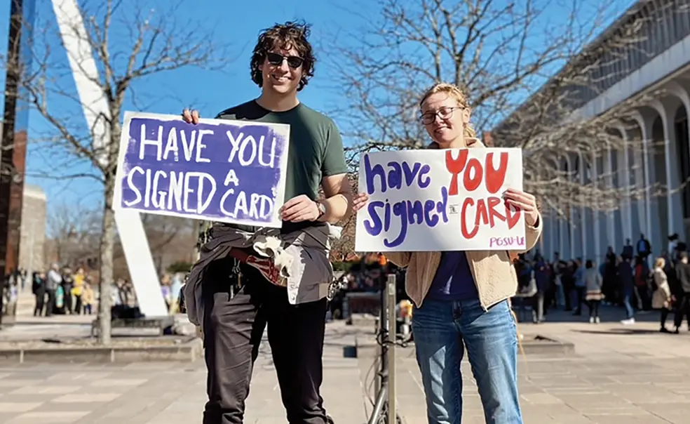 Grad Student Advocates Take Lessons From Failed Union Vote Grad Student Advocates Take Lessons From Failed Union Vote