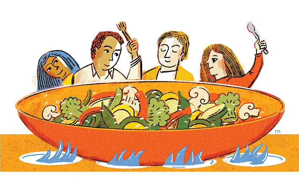 At 2D Co-op, Students Share Food for Thought At 2D Co-op, Students Share Food for Thought