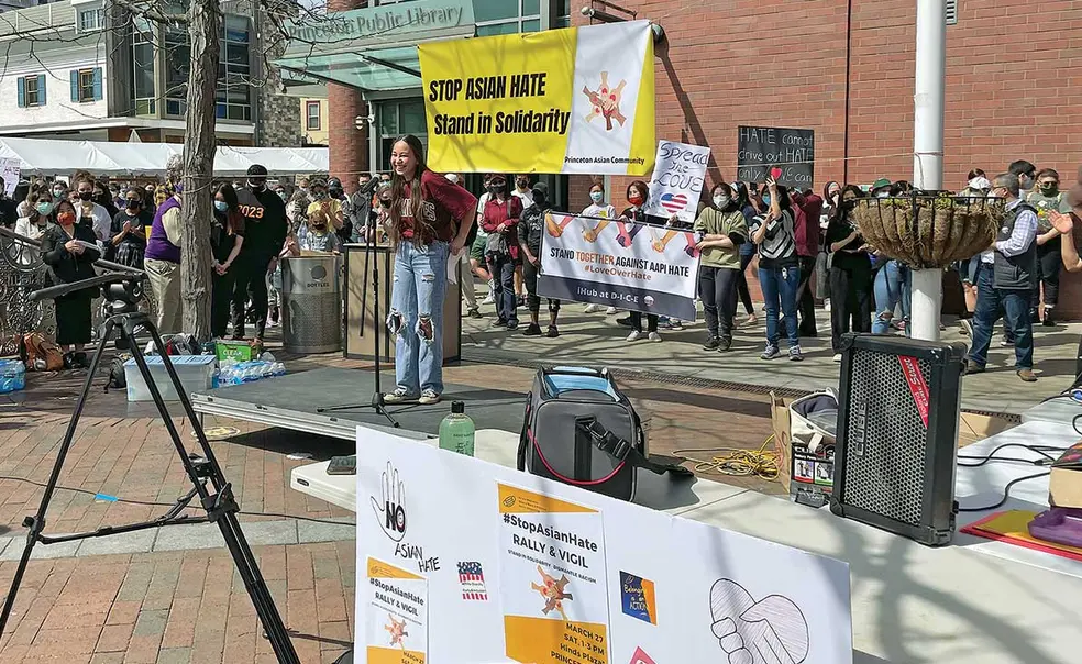 Campus Groups, Local Community Rally to Oppose Anti-Asian Hate Campus Groups, Local Community Rally to Oppose Anti-Asian Hate