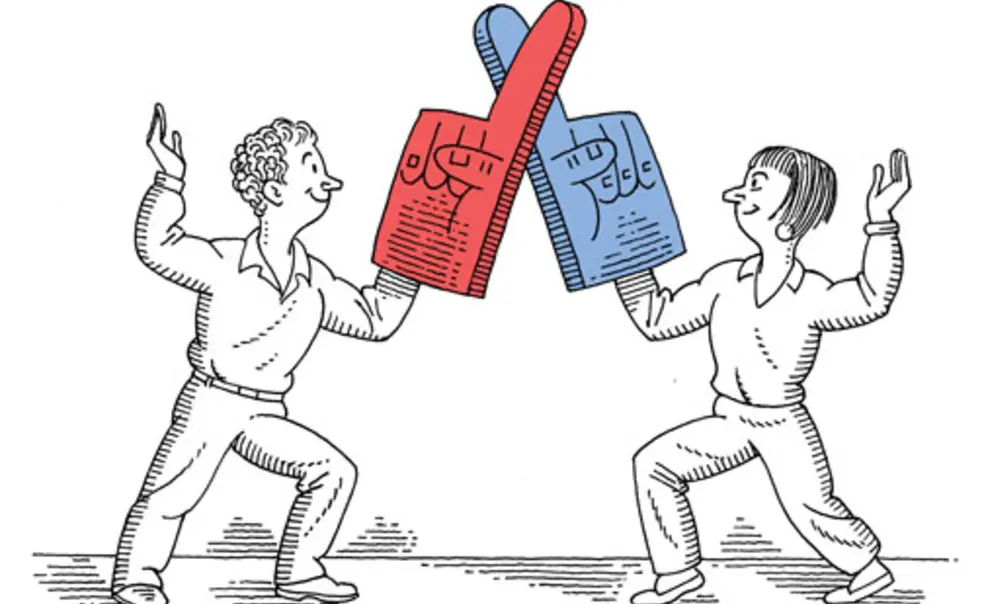 Stirrings of interest in political campaign: Red vs. blue at debate; fall-break trips Stirrings of interest in political campaign: Red vs. blue at debate; fall-break trips