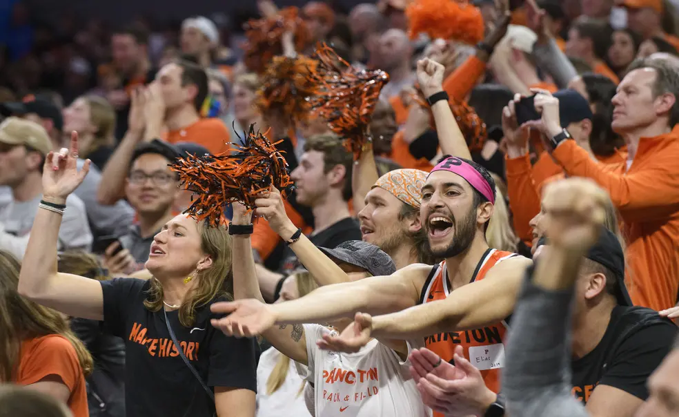 Orange Wave of Princeton Fans Invades Louisville for Sweet 16 Orange Wave of Princeton Fans Invades Louisville for Sweet 16