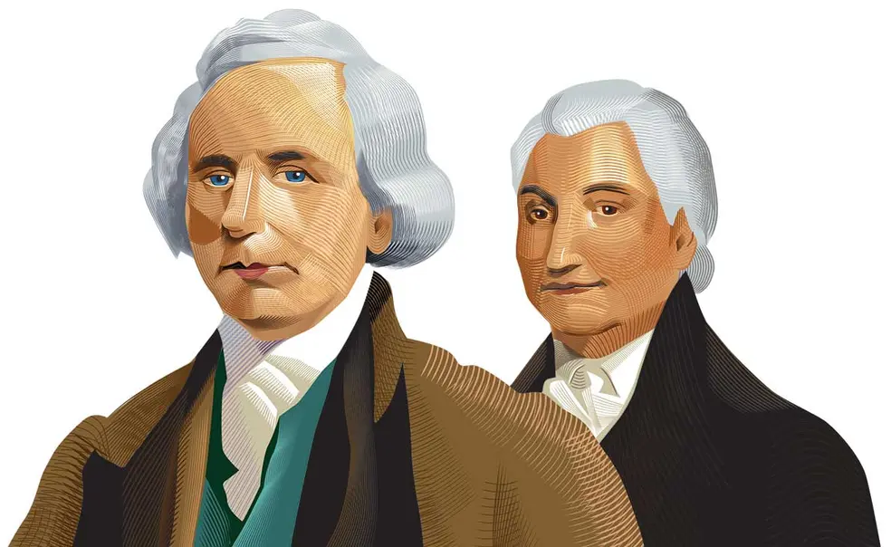 PORTRAIT_Hugh-Henry-Brackenridge-and-Co-outlines.jpg This is an illustration of Hugh Henry Brackenridge 1771 and Philip Freneau 1771