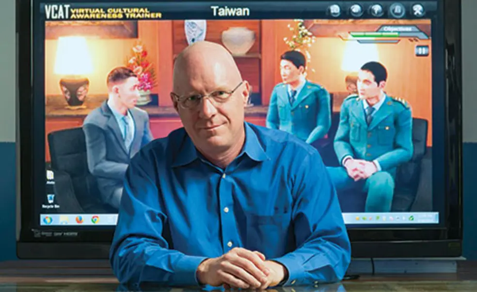 PRINCE-Lewis7838new.jpg W. Lewis Johnson ’78’s company makes virtual language and culture programs.