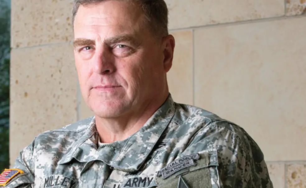 Q&A: Lt. Gen. Mark A. Milley ’80 Q&A: Lt. Gen. Mark A. Milley ’80